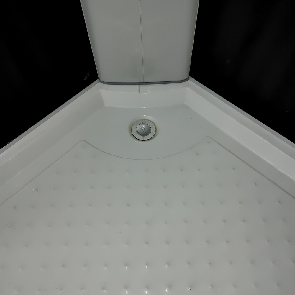 Бокс душовий без гідромасажу Mixxus STRONG SB02-90x90x215-GR SATIN з низьким піддоном - Зображення 6