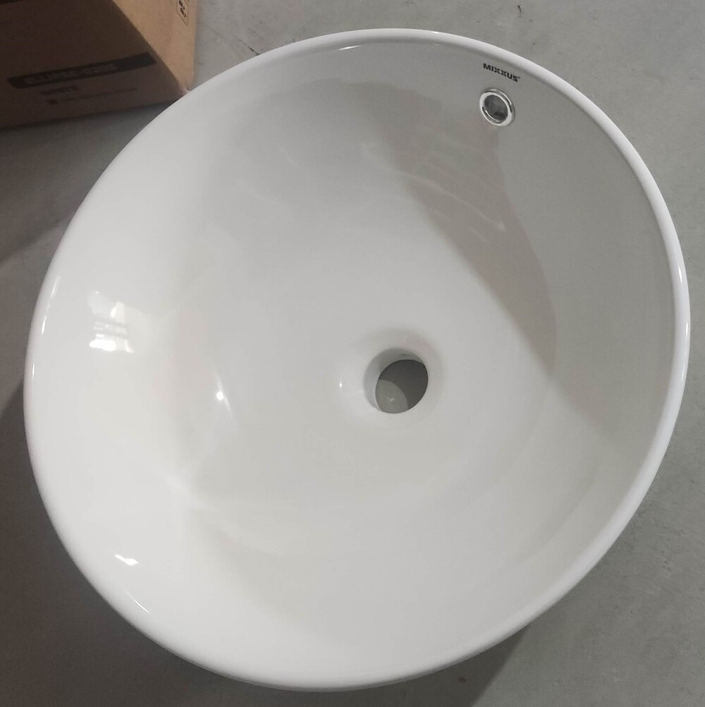 Раковина накладна Mixxus Premium ELLIPSE-0205 430х430х150mm з переливом - Зображення 3