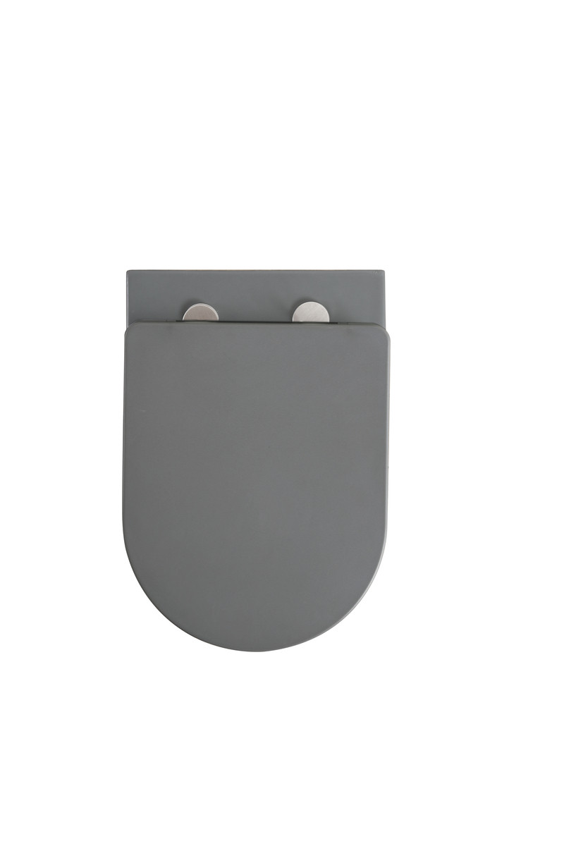 Унітаз підвісний Mixxus Premium ELLIPSE-0309-T1 GRAY 530x360x350mm система змиву TORNADO 1.0 - Зображення 10