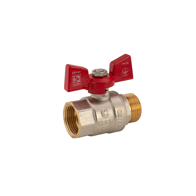 Кран кульовий KOER 3/4" ГШМ - Зображення 3
