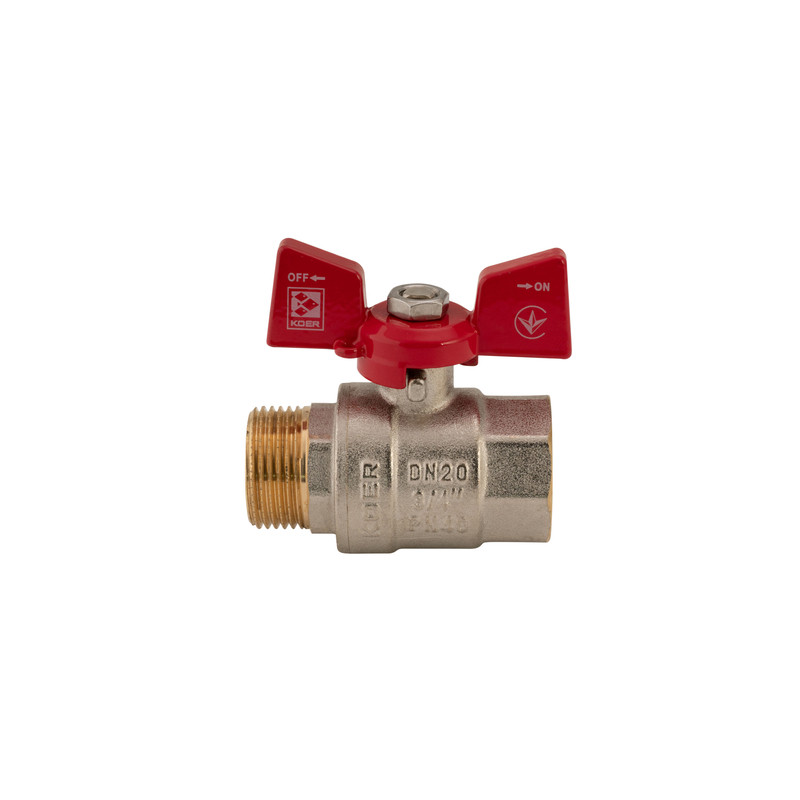Кран кульовий KOER 3/4" ГШМ - Зображення 4