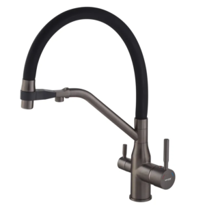 Змішувач для кухні Mixxus Premium Gravity 021 GRAPHITE REFL.BLACK