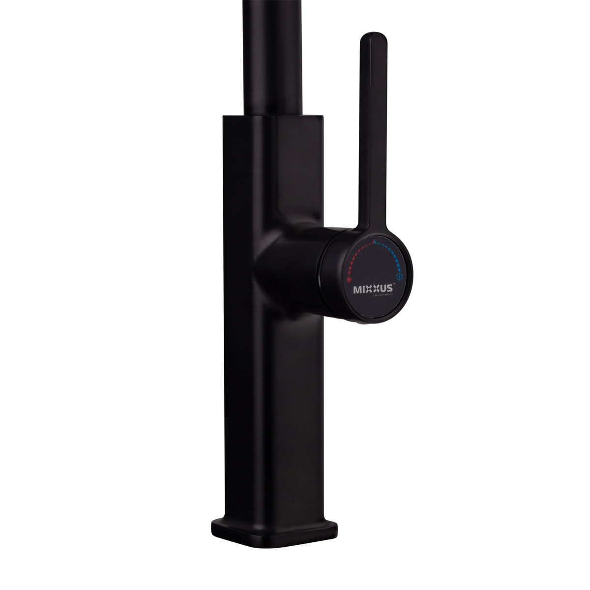 Змішувач для кухні з висувним виливом Mixxus Premium HAMMER 014 BLACK - Зображення 2