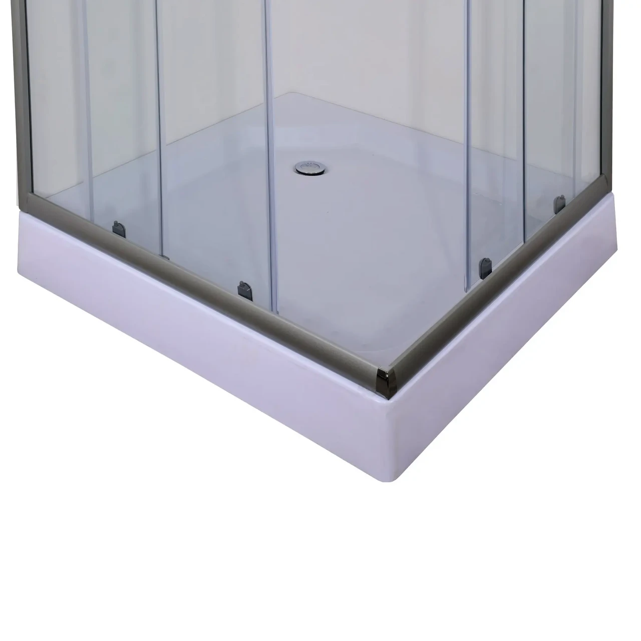 Душова кабіна без піддону Mixxus CUBIC SC01-90x90x185-TR GRAPHITE прозоре скло 4мм - Зображення 10