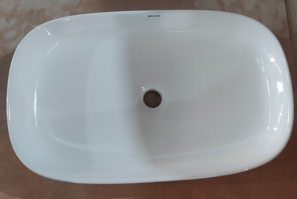 Раковина накладна Mixxus Premium BEVEL-0105 610х375х120mm - Зображення 2