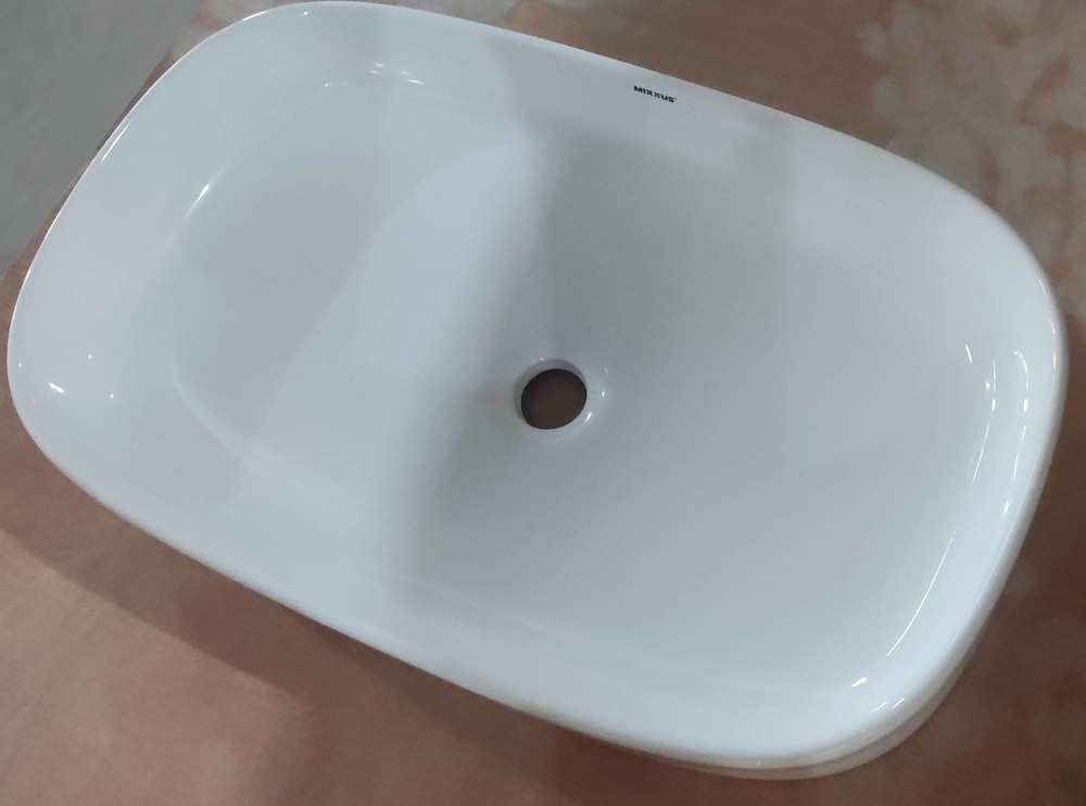 Раковина накладна Mixxus Premium BEVEL-0105 610х375х120mm - Зображення 5