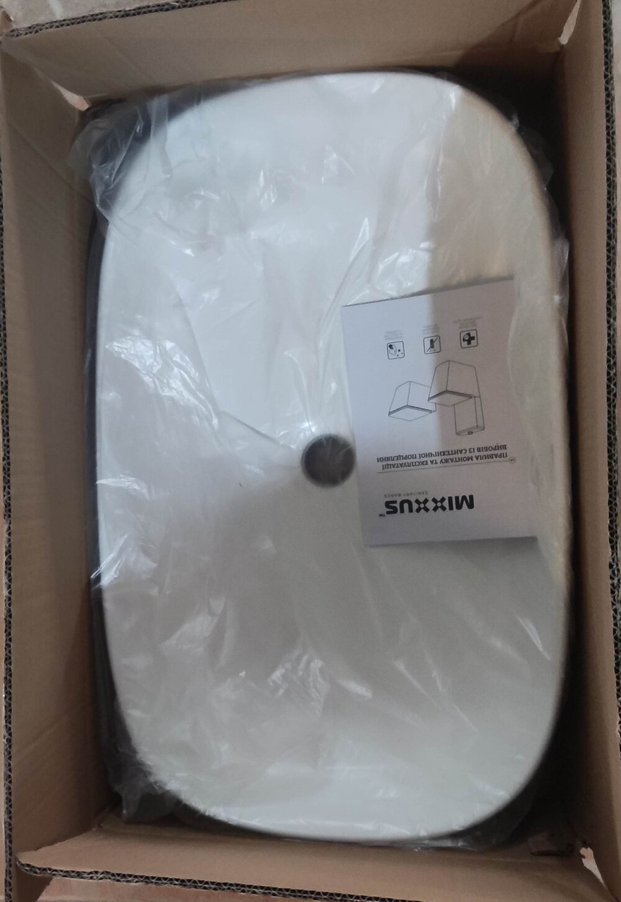 Раковина накладна Mixxus Premium BEVEL-0105 610х375х120mm - Зображення 7