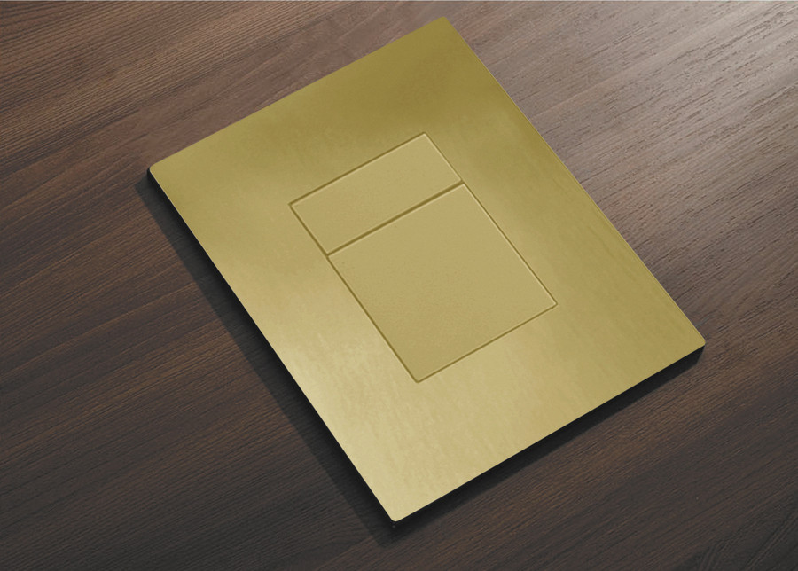 Панель змиву пластикова KOER KT-0607-12 157x198x3mm, кнопка квадратна - Зображення 4