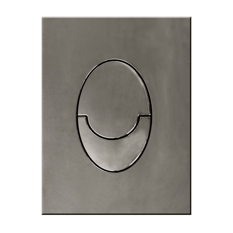 Панель змиву пластикова KOER KT-0606-07 157x198x3mm, кнопка закруглена - Зображення 4