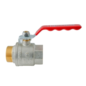 Кран кульовий ГШВ KOER Extreme KE.215-40 - 1 1/2" FM ручка "важіль" червона