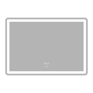 Дзеркало Zerix Mirra MR05-100x70 з LED Touch, Anti-fog, димером, регулятором яскравості