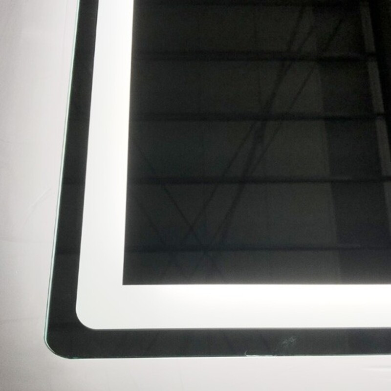 Дзеркало Zerix Mirra MR05-100x70 з LED Touch, Anti-fog, димером, регулятором яскравості - Зображення 5