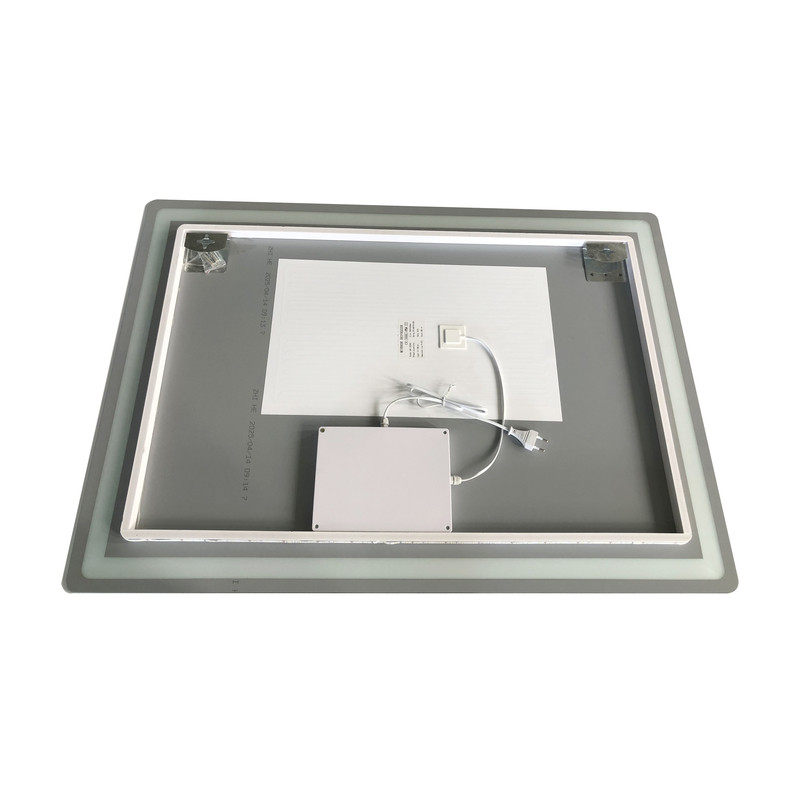 Дзеркало Zerix Mirra MR05-100x70 з LED Touch, Anti-fog, димером, регулятором яскравості - Зображення 6
