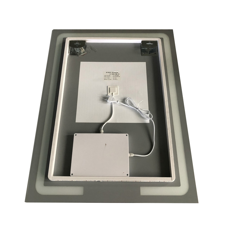 Дзеркало Zerix Prime MR02-50x80 з LED Touch, Anti-fog, димером, регулятором яскравості - Зображення 4