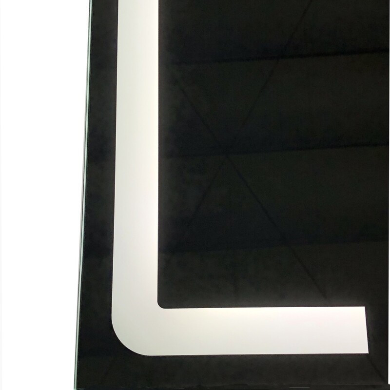 Дзеркало Zerix Prime MR02-50x80 з LED Touch, Anti-fog, димером, регулятором яскравості - Зображення 5