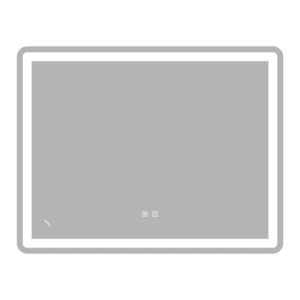 Дзеркало Zerix Mirra MR05-90x70-REVERSE з LED Touch, Anti-fog, димером, регулятором яскравості