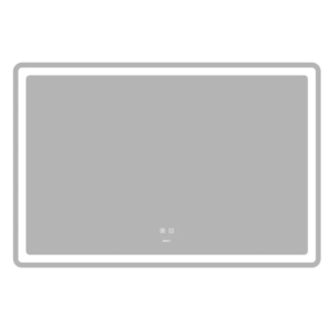 Дзеркало Zerix Mirra MR05-120x80 з LED Touch, Anti-fog, димером, регулятором яскравості