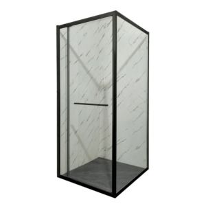 Душова кабіна без піддону Mixxus Premium Quadro SC01-90x90x195-TR Black прозоре скло 6мм