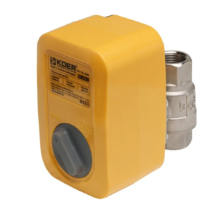 Кран 1/2" з електроприводом KOER KR.S1502-3 12В SUS