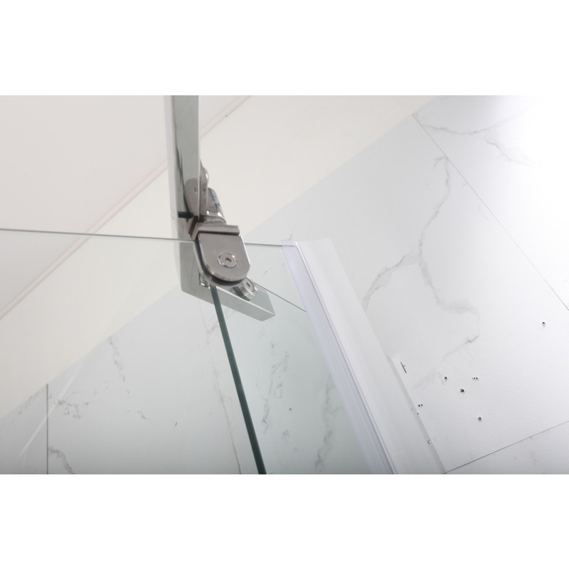 Душова кабіна з низьким піддоном Mixxus LINES SCT01-90x90x198-TR CHROME прозоре скло 6мм NEW - Зображення 7