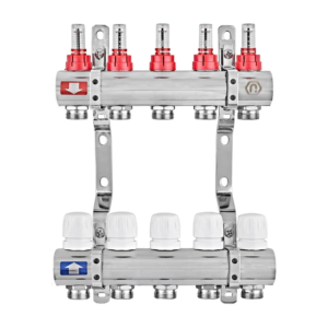 Колекторний блок з витратомірами EUROPRODUCT EP.B3110-05-1”x5
