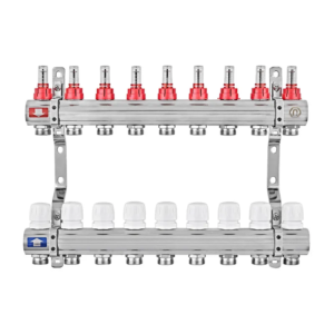 Колекторний блок з витратомірами EUROPRODUCT EP.B3110-09-1”x9