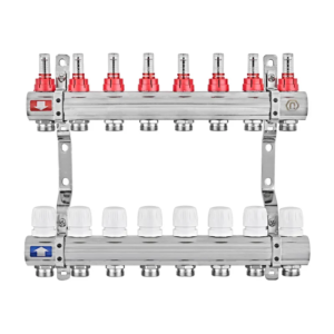 Колекторний блок з витратомірами EUROPRODUCT EP.B3110-08-1”x8
