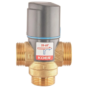 Клапан змішувальний термостатичний KOER KR.1268 - 1'' 20*C-60*C