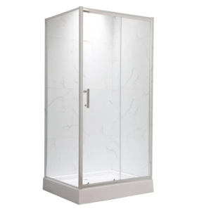 Душова кабіна з низьким піддоном Mixxus HARD SCT01-120x80x198-TR Chrome NEW прозоре скло 5мм