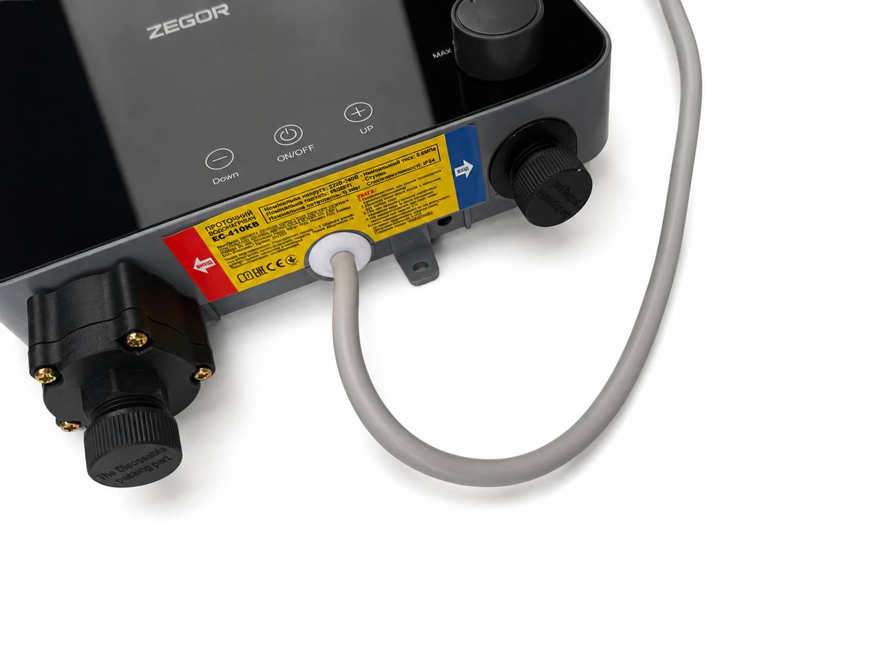 Проточний водонагрівач Zegor EC810-KB - Зображення 3