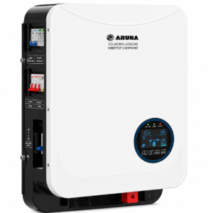 Гібридний сонячний інвертор ARUNA SOLAR BOX 6200/48 (6,2 кВт, 48 В, 100 А, Wi-Fi) з вбудованою АВР автоматикою