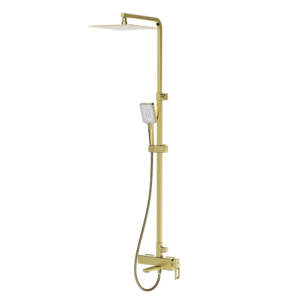 Душова колона зі змішувачем KOER KB-56009-12, 3 функції (Колір матове золото)