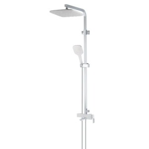 Душова колона зі змішувачем KOER KB-56009-04, 3 функціі (Колір хром+білий)