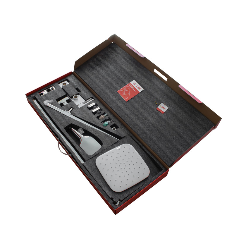 Душова колона зі змішувачем KOER KB-56009-04, 3 функціі (Колір хром+білий) - Зображення 5