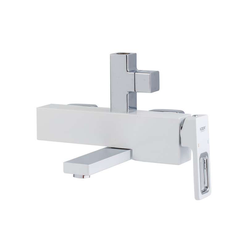 Душова колона зі змішувачем KOER KB-56009-04, 3 функціі (Колір хром+білий) - Зображення 8