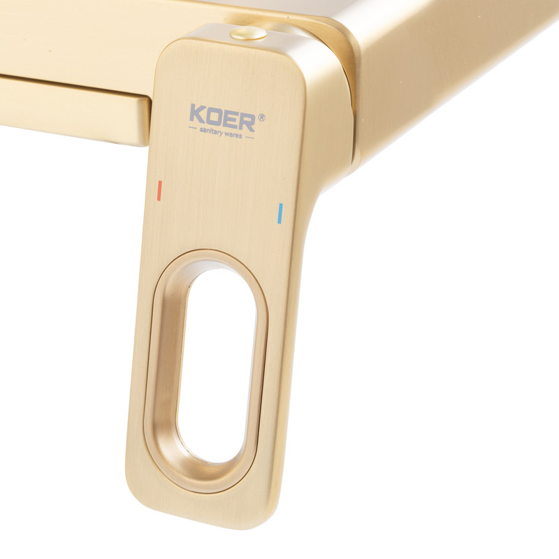 Душова колона зі змішувачем KOER KB-56031-12, 3 функціі (Колір матове золото) - Зображення 4
