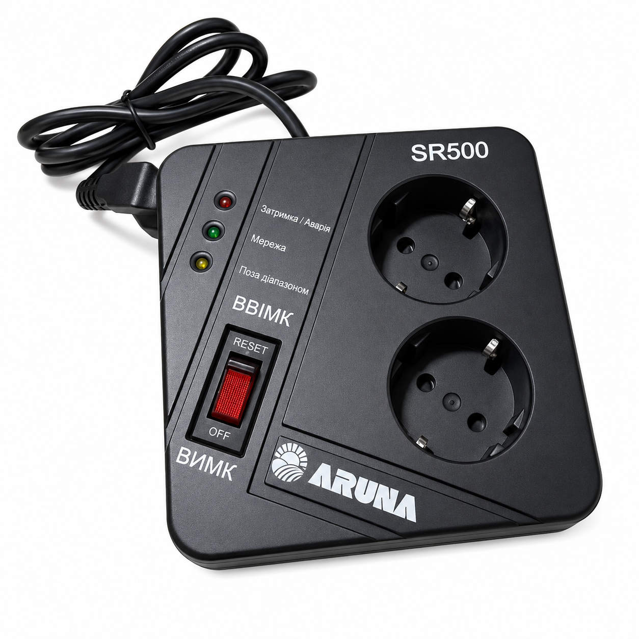 Стабілізатор напруги ARUNA SR 500 ВА - Зображення 3