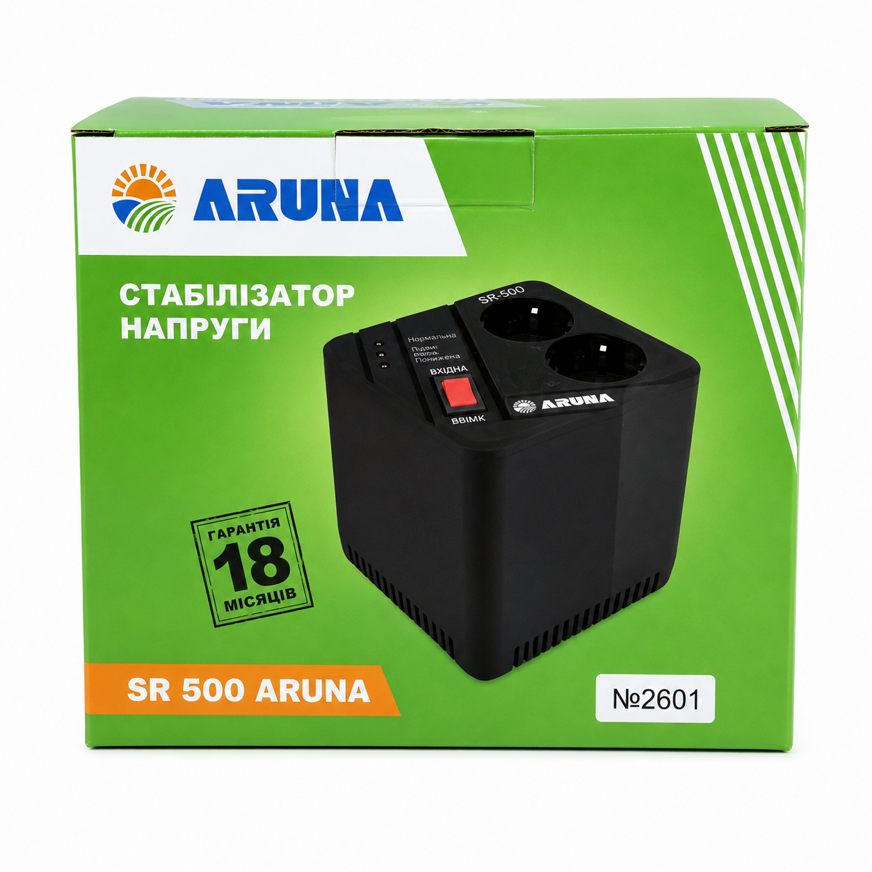 Стабілізатор напруги ARUNA SR 500 ВА - Зображення 4