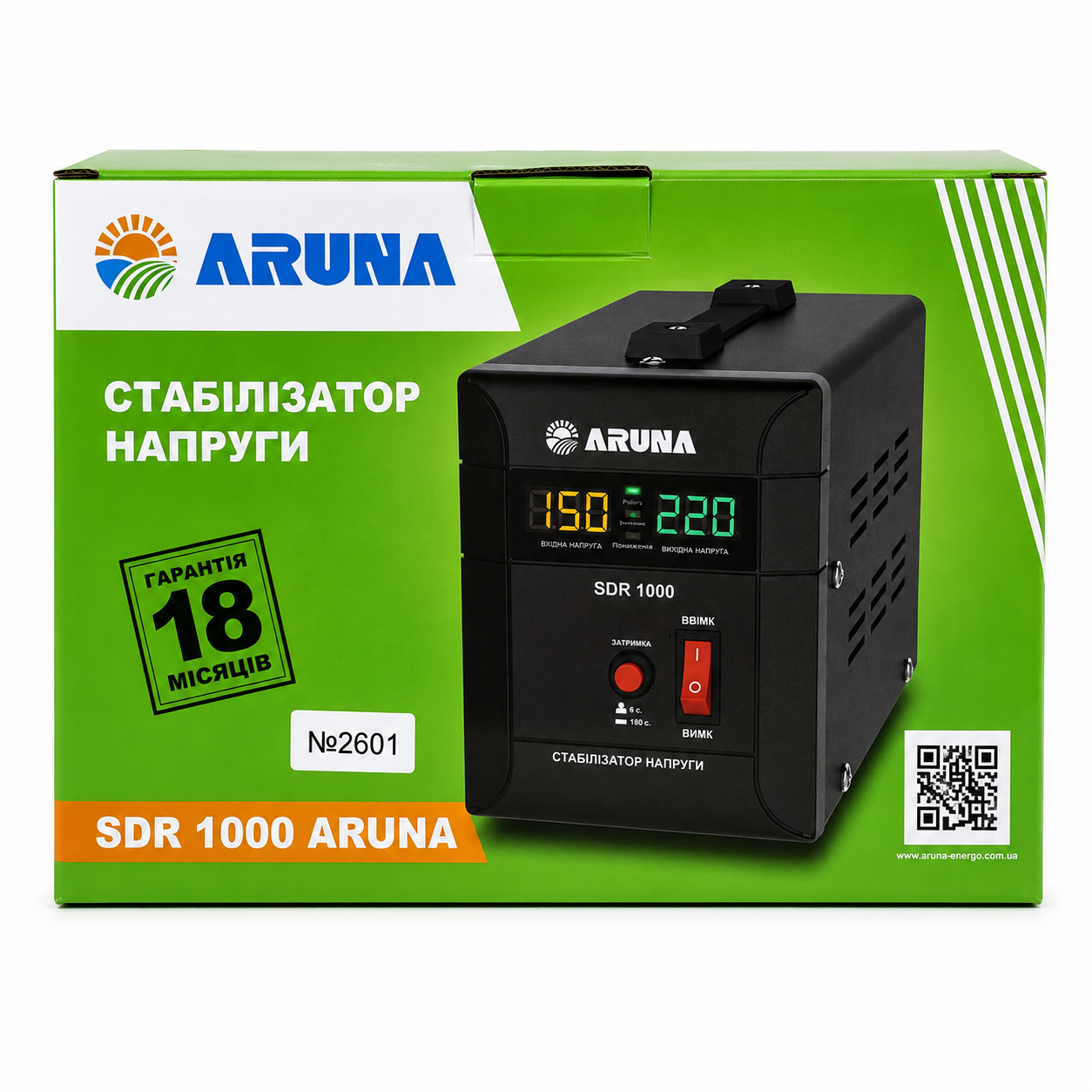 Стабілізатор напруги ARUNA SDR 1000 - Зображення 4