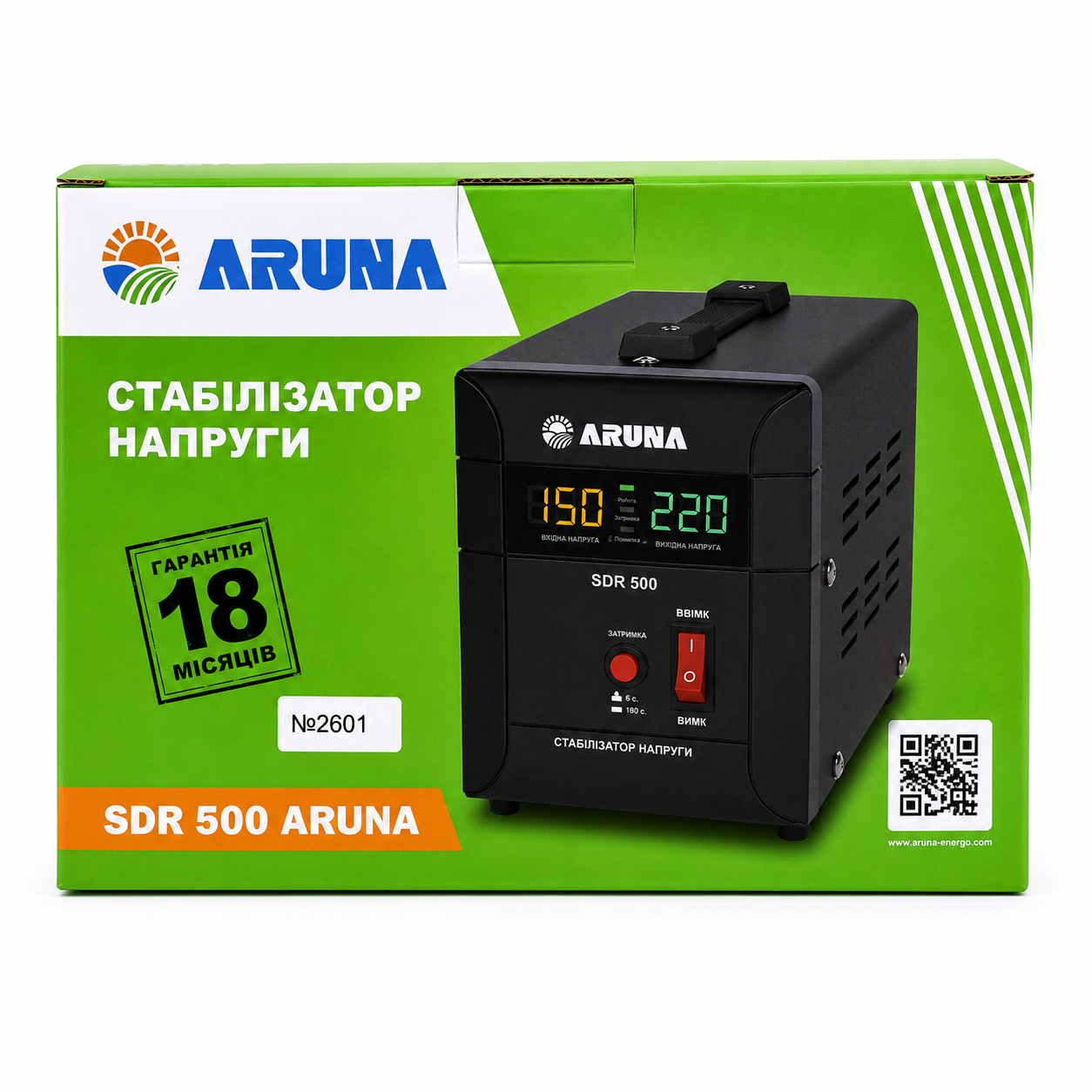 Стабілізатор напруги ARUNA SDR 500 - Зображення 4